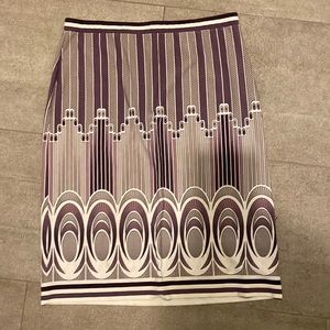 BCBG max Azria size, small, art deco skirt